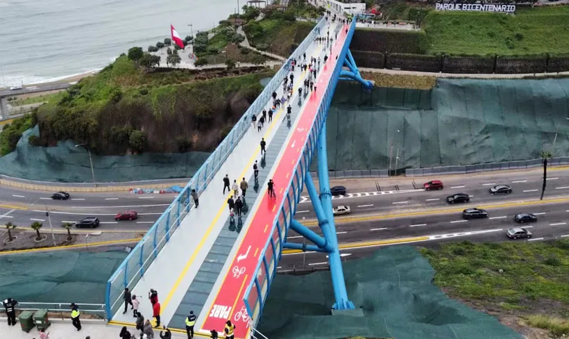 Peace Bridge in Lima, Peru