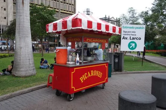 In Kennedy Park, Picarones for sale