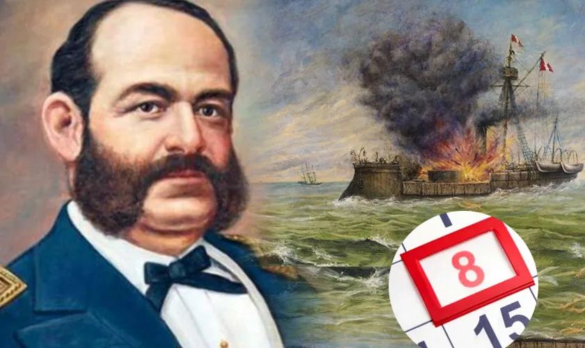 8 de Octubre, combate de Angamos