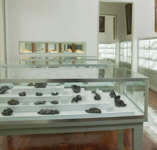 Sulfide Room - Andrés del Castillo Mineral Museum