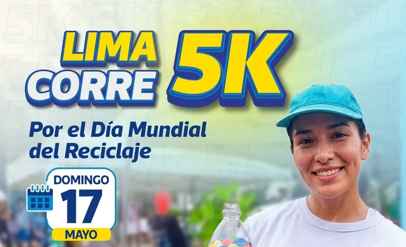 Lima Corre 5k por el día mundial reciclaje.